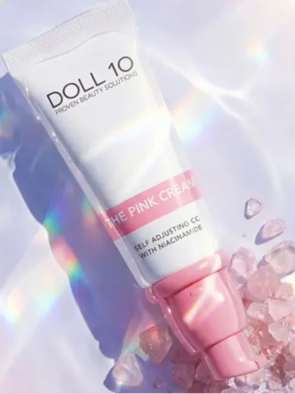 Doll 10 The Pink Cream Self Adjusting Foundation CC Cream Skin Tint Shade 1 BNIB